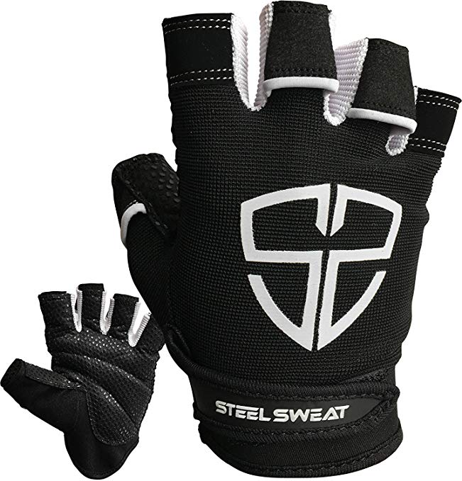 Steel Sweat Workout Gloves - Best for Gym, Weightlifting, Fitness, Training and Crossfit - Made for Men and Women who Love Weightlifting & Exercise – RUE