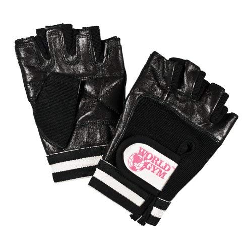 World Gym Women's Leather Training Gloves, Medium