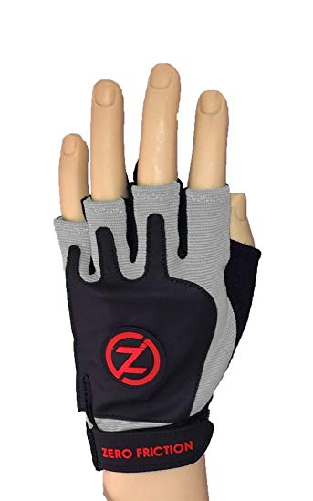 Zero Friction Men's Fitness Gloves with Strap
