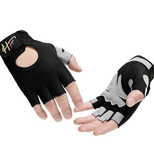 Workout Gloves, Full Palm Protection & Extra Grip, Gym Gloves for Weight Lifting, Training, Fitness, Exercise (Men & Women)