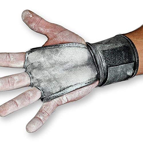 JerkFit WODies by Full Palm Protection to Reduce Hand Tearing While Adding Crucial Wrist Support for Weightlifting, Workouts WODs, Cross Training, Fitness and Calisthenics.