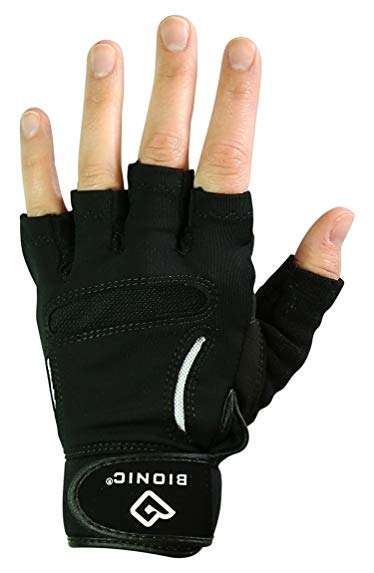 Bionic Gloves – The Synthetic ReliefGrip (SRG) Fitness Gloves w/ Patented Anatomical Relief Pad System (PAIR)