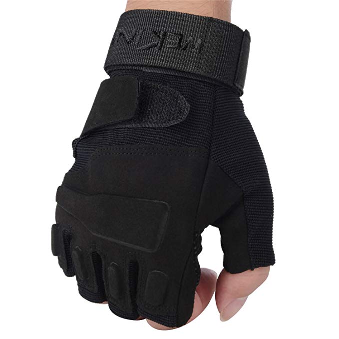 Wekin Tactical Gloves Full/Half Finger for Cycling Motorcycle Hiking Camping Powersports Airsoft Paintball