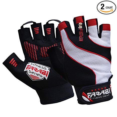 Farabi Weight Lifting Gloves Gym Training Fitness Workout Body Building Gloves Exercise Gloves