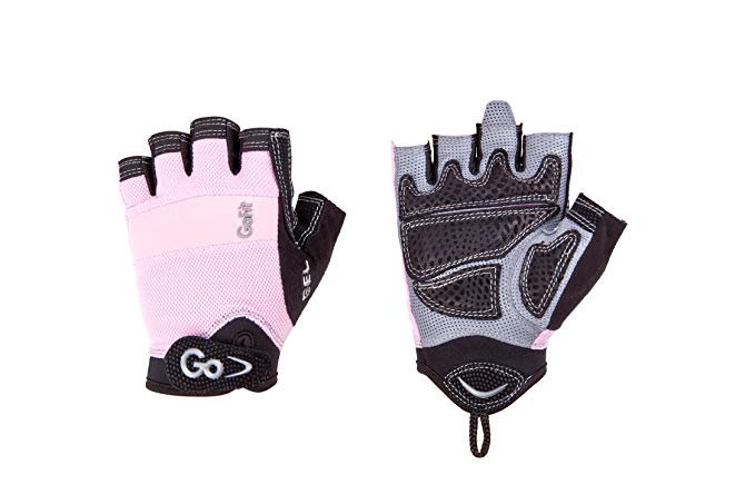 GoFit Women'S Extreme Articulated Grip Pittards Etched Leather Glove With Interactive 12-Week Training Cd-Rom