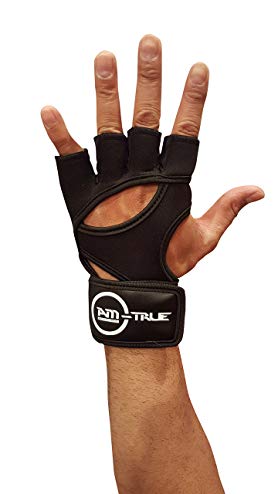 AM-TRUE WORLD WIDE Gym Gloves for Powerlifting, Weight Training, Cycling - Top Quality Weight Lifting Gloves - Breathable & Lightweight Workout Gloves for Men & Women